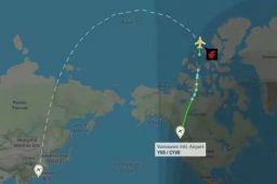 孟晚舟包机绕飞北极避开美国领空