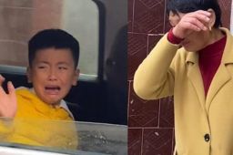 国庆返程男孩大哭并将钱丢回奶奶