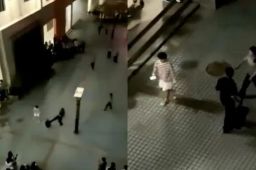 高校男生当众表白被保安踢飞音响