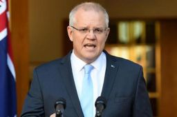 澳大利亚总理发言时嘴瓢