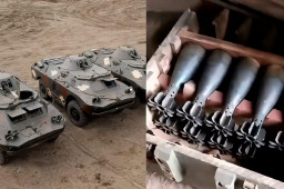 俄控制乌军事基地 缴获4500吨弹药