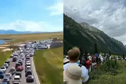 新疆独库公路变“堵哭公路”